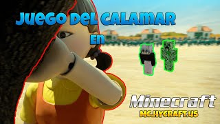 JUEGO EL JUEGO DEL CALAMAR EN MINECRAFT | MINECRAFT HYCRAFT 1.8