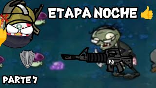 ¡¡Entramos a la etapa noche de pvz 😯!! | Peru countryballs | Plantas Vs Zombies 1 #video #gameplay