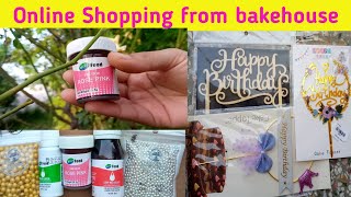 Online Shopping From bakehouse Karachi|Unboxing of Cake decoration tools|Baking tools for beginners