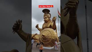 Hanuman ji golden Statue | #minivlog #hanumanjistatus #indianflagstatus