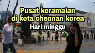 Kota Cheonan - KOREA selatan Di Hari Minggu