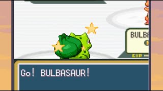 Live Shiny Female Bulbasaur after 6060 SRs in Leaf Green!!