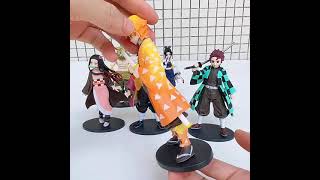 Anime 16CM Demon Slayer Kimetsu no Yaiba figure Kamado Tanjirou Action Figure Agatsuma Zenitsu Nezuk