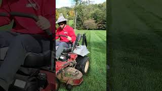 Terrific Relaxing Grass Mowing #short