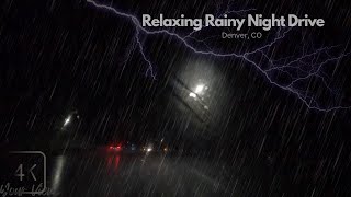 1 Hour of driving in rain with video for sleeping, study, meditation, and relaxation. #raindrive