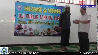 LIVE UJI PUBLIK SISWA MTS MUHAMMADIYAH PURWOKERTO BACAAN JUZ 29 DAN JUZ 30