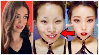 ASYALI KADINLARIN ŞOK EDEN 😱 MAKYAJ DEĞİŞİM VİDEOLARI - ASIAN MAKEUP REMOVAL