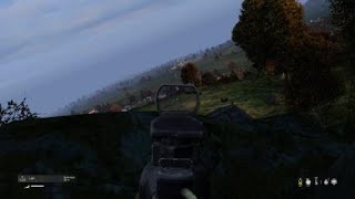 DayZ Watching a base in Chernarus top of map NW corner