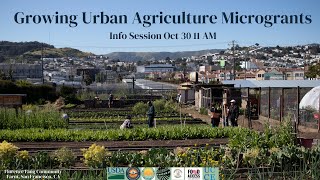 Urban Ag Microgrants Info Session