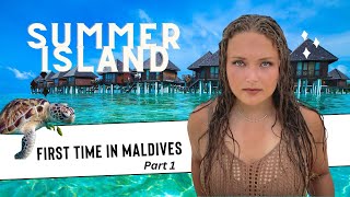 FIRST TIME IN THE MALDIVES Part 1 I SUMMER ISLAND TOUR