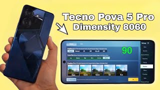 Tecno Pova 5 Pro Pubg Test | Dimensity 6080