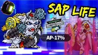 Sap Life is BROKEN! Digimon Vital Bracelet BE Arena App Omegamon PvE  Fourth Battle Event!