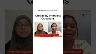 Credibility Interview Questions? #shorts