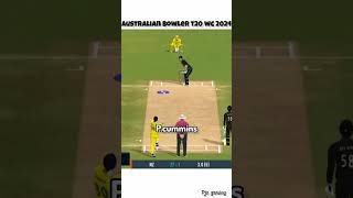 Australian Bowlers in T20 wc 2024 in Real cricket 22 #shorts #trending #viral #realcricket22 #yt