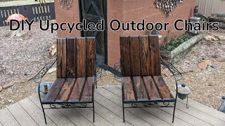 DIY Upcycled Outdoor Chairs