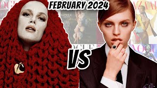 Rianne van Rompaey vs. Karolina Spakowski: Fashion Cover BATTLES February 2024