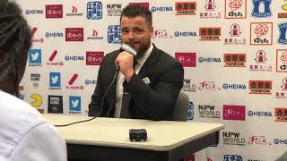 Juice Robinson- G1 Climax Showcase Press Conference