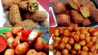 4 Quick & Easy Tea Time Snacks Recipes | Evening Snacks Recipes | Snacks Recipes