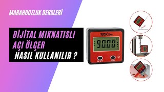 Dijital Mıknatıslı Açı Ölçer Nedir? Nasıl Kullanılır? (Marangozluk Dersleri)