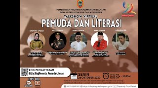 Talkshow Virtual "Pemuda Dan Literasi"