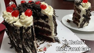 Black Forest Cake ala Red Ribbon ( No kirsch alcohol needed ! )