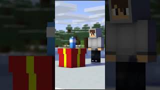 Christmas Gift Bottle Flip - Minecraft Animation