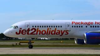 Boeing 757, Jet2 (G-LSAK) at Manchester Airport