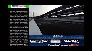 Running p2 at Indy motor speedway