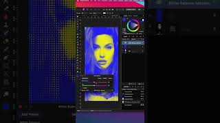 Affinity Photo Neon Halftone Effect #shorts