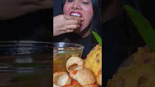 SPICY PANI PURI EATING CHALLENGE |GOLGAPPA ASMR FUCHKA MUKBANG #shortvideo #shorts #viral