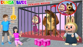 Masha Dan Beruang Dipenjara Labubu Jahat | Yuta Mio Cari Kunci Penjara Bantu Selamatkan