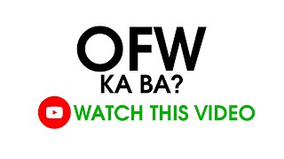 OFW ka ba?