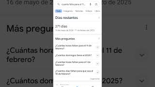 sólo queda 271 dias