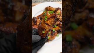 Apricot Shiitake Szechuan Wings  this flavor combo was INSANE #cooking #food