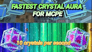 CRYSTAL AURA for minecraft pe|fastest CA for mcpe|