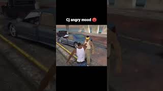 Gta San Andreas cj angry mood 😠 cj death #short #attitude