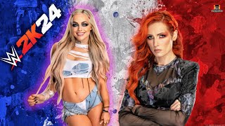 WWE 2K24: Liv Morgan vs. Becky Lynch - Women's World Championship - WWE Backlash