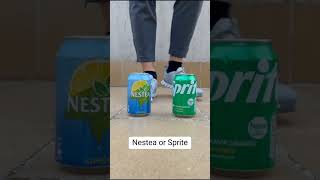 Nestea or Sprite? #canyoustandonit #crushing #asmr