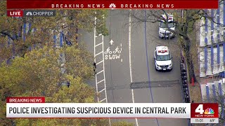 NYPD investigates inert device in Central Park near marathon finish: Source | NBC New York