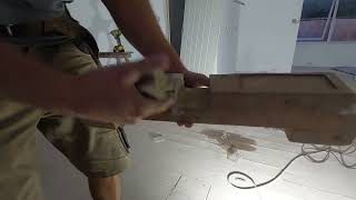 How to use a door block, traditional hand made tool