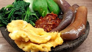 MENU SANGAT SEDERHANA⁉️ SAMBAL PLUS LALAPAN @tipsmemasak56