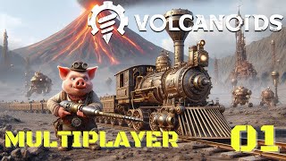 Volcanoids: A Train Survival : Steampunk Robots And Volcanoes Oh My!