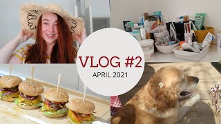 Vlog #2 - BURGERI, SREĐIVANJE KOZMETIKE I PIKNIK 🍔🐶🌞 ||| BEAUTY BANG THEORY