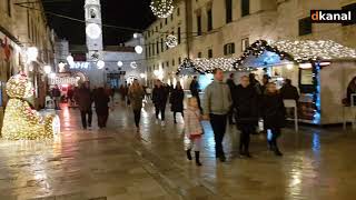 Dubrovnik - Stradun zadnjeg dana Zimskog festivala