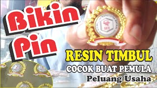 cara membuat pin dari resin lengkap