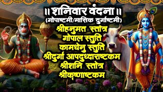 गोपाष्टमी/मासिकदुर्गाष्टमी/आपदुद्धारक हनुमत्स्तोत्र/गोपाल स्तुति/कामधेनु/श्रीदुर्गा/शनि/श्रीकृष्ण