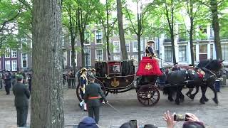 Koninklijke Stoet terug naar Paleis Noordeinde 2024 op Prinsjesdag 2024