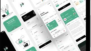 JQB - Job Finding App Figma UI Template job app job board