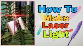 How To Make Laser Light At Home | HomeMade Diy Laser Light|Experimentyyy