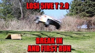 Losi 5ive T 2.0 Break In and First Run